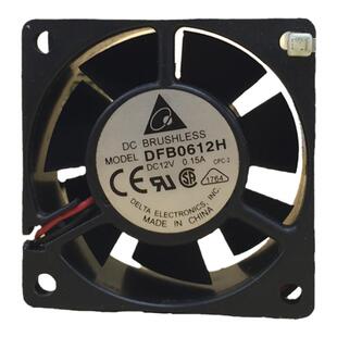 Delta/台达DFB0612H监控主机箱CPU静音6CM散热96025风扇12v 0.15A