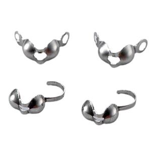 不锈钢双边包扣双包扣双头包线扣手工diy材料制作手链项链饰品