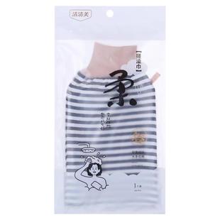 清清美洗澡巾沐浴手套型竹纤维个人浴擦 洗浴用品搓灰毛巾搓成人