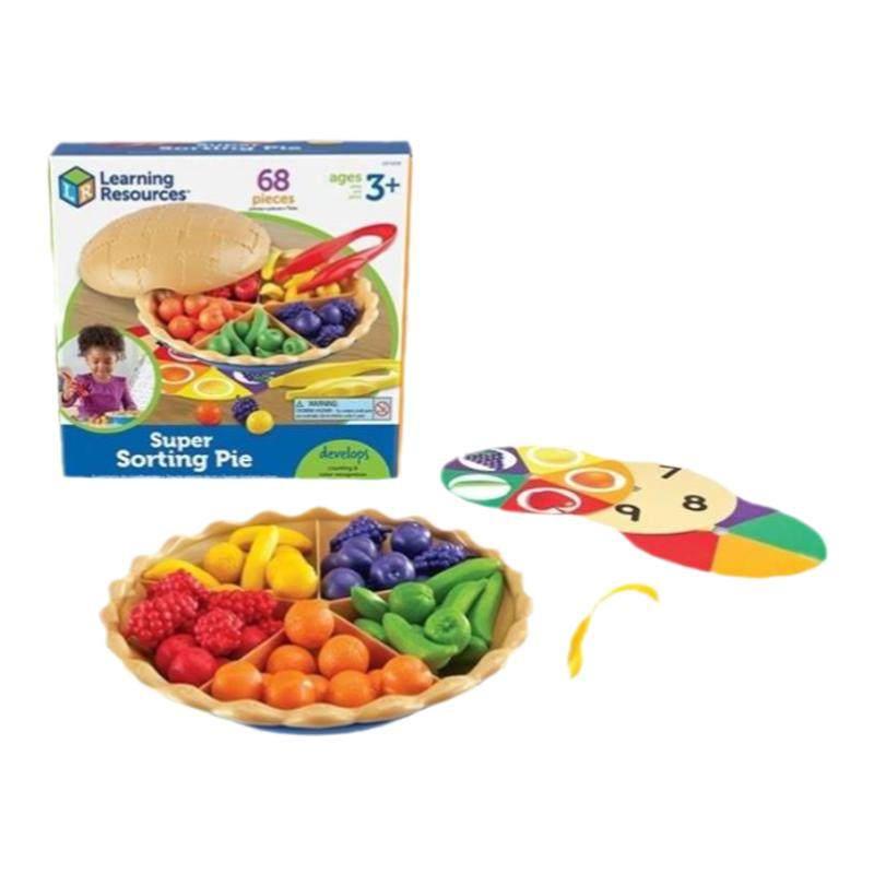 Learning Resources水果派分类套装儿童专注力精细动作益智玩具