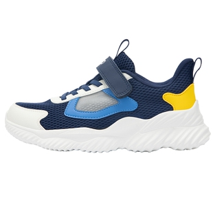 特步童鞋夏季新款男女童网面透气跑步鞋中大童魔术贴儿童运动鞋子