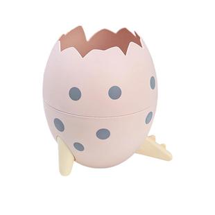 可爱恐龙蛋笔筒时尚创意办公桌面摆件收纳盒个性文具笔桶简约笔盒