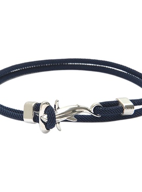 锤头鲨鱼手链男手工编织手绳活扣