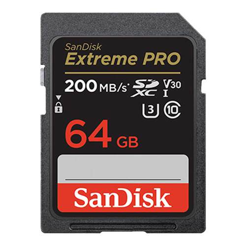 闪迪sd卡64g佳能尼康相机高速内存卡索尼微单反相机4K存储卡200MB