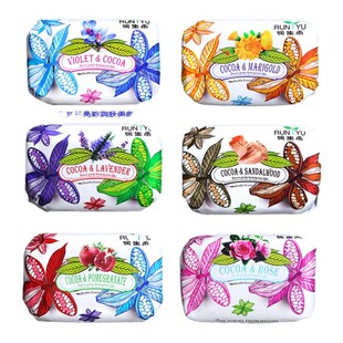 洁面皂草本洗发皂沐浴皂持久留香皂手工皂润生雨可可尊享肥皂正品