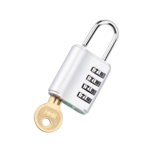 密码锁挂锁带钥匙两用家用学生宿舍小型柜子锁行李箱健身房储物柜