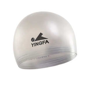 英发钢盔泳帽快速帽软盔竞赛硅胶成人防水游泳帽材料加厚儿童比赛