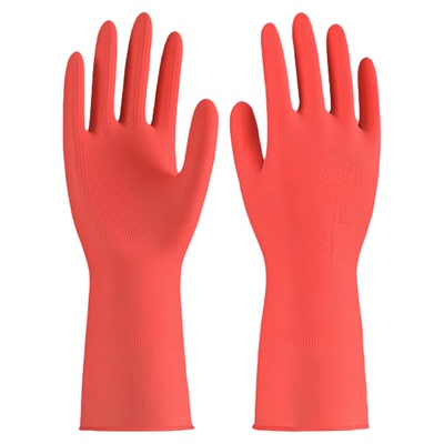 女士小手专用乳胶手套防水耐用型