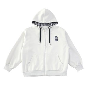 女童外套春秋2026新款洋气中大童连帽卫衣儿童春装运动上衣初中生