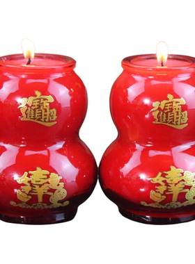 代代福禄防风无烟玻璃杯酥油灯
