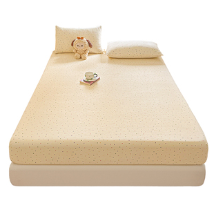 a类双层纱床笠单件非全棉纯棉宿舍单人180cmx200cm床垫保护罩床套