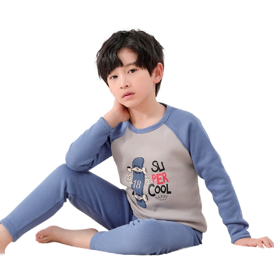 Kids/猫人儿童冬季男童保暖内衣
