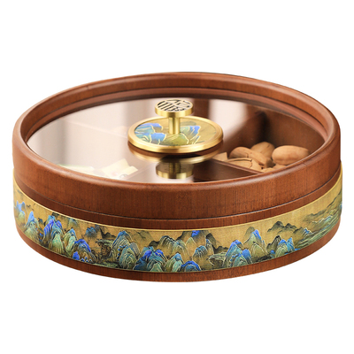 精选竹木无油漆无甲醛，客厅果盘