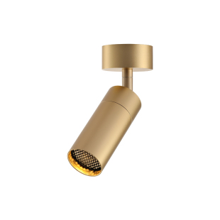 金色古铜色变焦射灯明装吸顶LED智能防眩餐饮轨道灯已接入米家APP