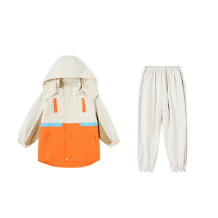 幼儿园园服秋冬季冲锋衣三件套小学生校服春秋款套装儿童运动班服