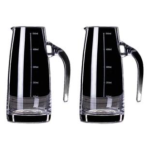 白酒分酒器玻璃小号酒杯套装量酒倒酒壶红酒洋酒家用饭店用100ml