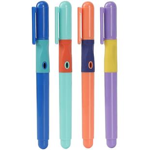 永生3413正姿墨囊钢笔软胶矫正握笔姿势三年级小学生专用初学者练字暗尖消字笔可擦墨囊送消字笔免费刻字