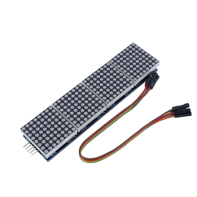 MAX7219四位点阵模块8X32四合一点阵显示屏单片机LED显示器显示板