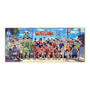 灌篮高手全家福全国大赛装饰画婚礼全家福樱木花道三井寿动漫挂画