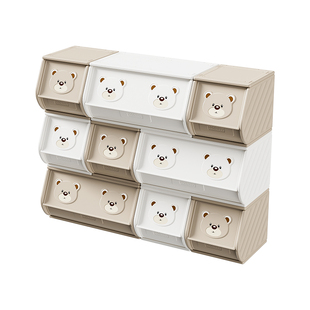 儿童收纳柜客厅零食柜桌面玩具收纳架卧室书柜储物收纳抽屉多功能