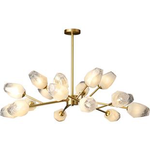 帕莎轻奢客厅吊灯北欧全铜餐厅餐桌吧台现代简约房间卧室分子灯具