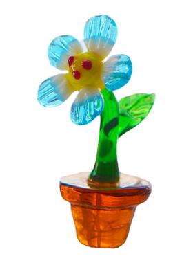 玻璃盆景花摆件创意礼物