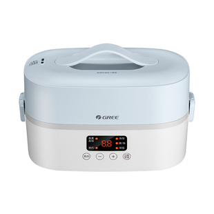 格力电热饭盒办公室家用煮蛋器蒸饭煮粥炖汤保温便当盒热饭神器