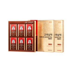 年货韩国正官庄6年根红参粉人参高丽参茶正品旗舰店滋补养生礼物