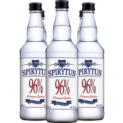 生命之水伏特加500ml*3瓶96度高度烈酒夏日特调进口洋酒预调酒