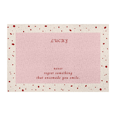 okay石纹青粉丝圈入户地垫门口家用可裁剪 pvc耐脏防滑除尘脚垫子