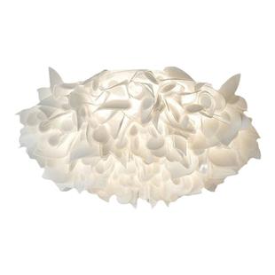 羽毛主卧室吸顶灯简约奶油风客厅2024新款羽叶花瓣浪漫中山吊灯具