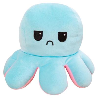 翻面章鱼公仔情绪双面翻转