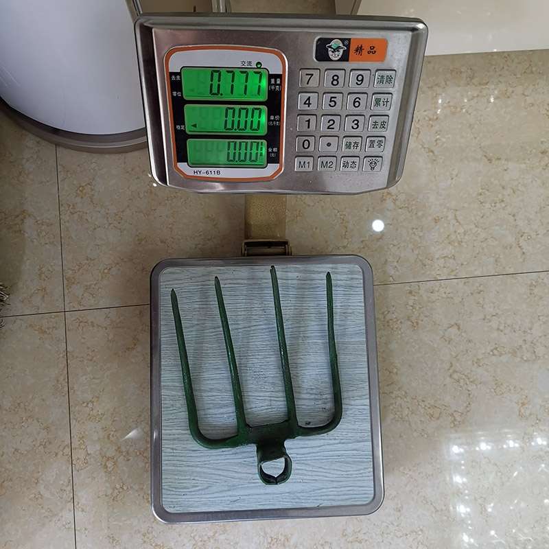 卓艺农用四股耙子钢叉锰钢挠钩翻地锄头卸车挠子四齿加粗农具钉耙