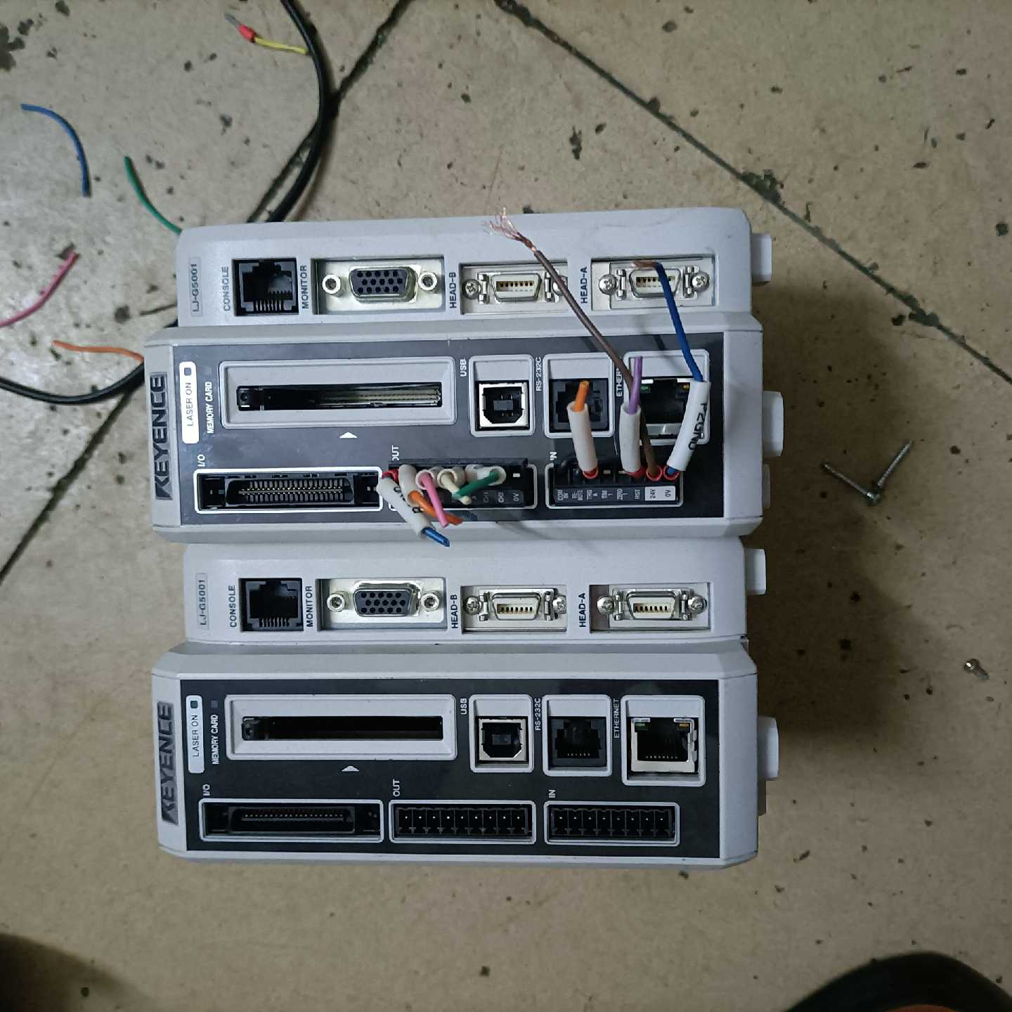 议价基恩士激光位移传感器,型号LJ-G5001,有2个,二手拆机