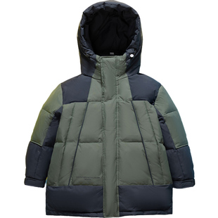 雅鹿痞帅儿童羽绒服男童男宝男孩子2025新款大童洋气冬季加厚外套