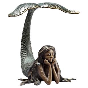 现 纽约下城公园进口SPI怡然自得的人鱼小精灵耳环架首饰架摆件