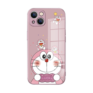 苹果17promax暗紫色手机壳16iphone14夜紫13mini任意机型11情侣x卡通xs可爱xr适用8plus新款7玻璃14情侣款12