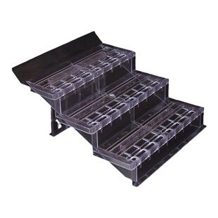 风幕柜透明水果店陈列假底道具超市牛奶架冷柜陈列垫板货架阶梯型