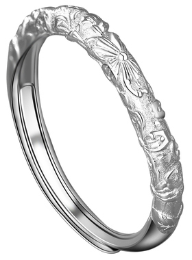 繁花似锦银戒指S925银礼盒装