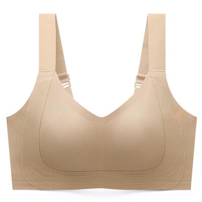 润微大胸显小双提拉软支撑文胸