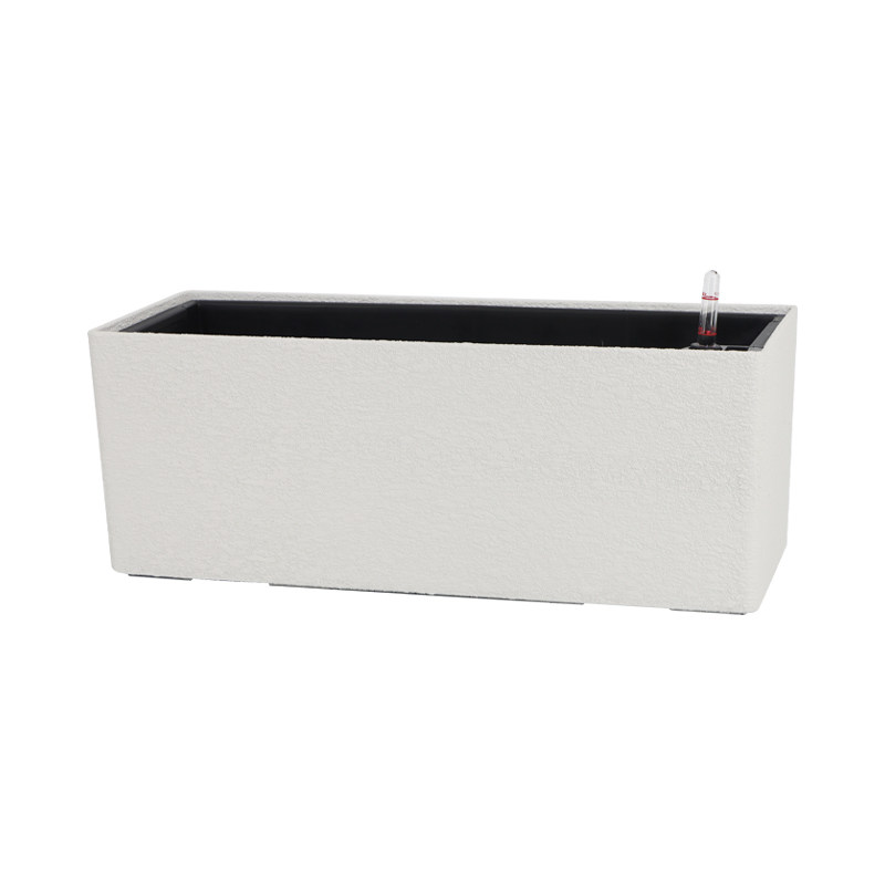 仿石膏自吸水栏杆悬挂花盆