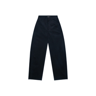 Oneup复古棕色灯芯绒裤子男280g高端宽松香蕉裤小个子休闲长裤女