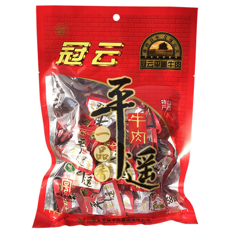 冠云平遥牛肉一口香258g小包装