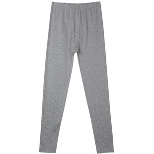 仕乐纯棉中厚磨毛秋裤男女柔软亲肤修身打底线裤高弹大码内穿衬裤