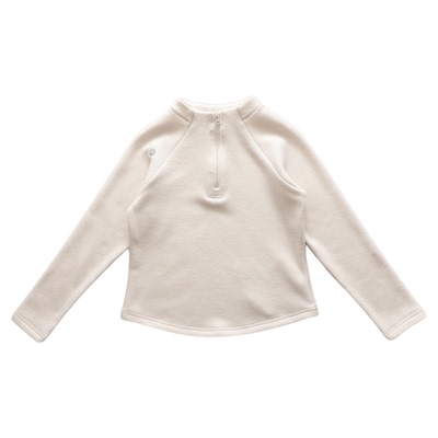 女童深秋冬装洋气打底衫儿童中领拉链加厚保暖百搭寄出上衣T恤