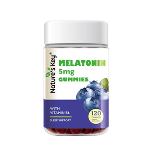 美国NaturesKey自然之钥褪黑素睡眠软糖闪助退官方进口120粒