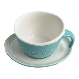 安木良品 出口订单 韩国ins风蓝色系陶瓷餐具牛油碟杯沙拉点心碗