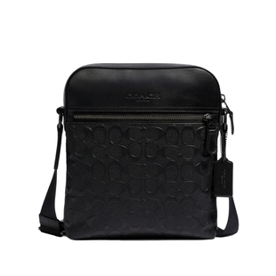 COACH/蔻驰奥莱男士经典老花标志HOUSTON斜挎包