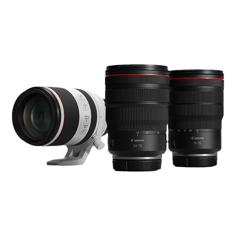 佳能RF70-200mm/15-35/24-70 F2.8 L IS USM全画幅大三元微单镜头