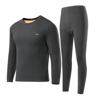 羊羔绒保暖内衣男加肥加大